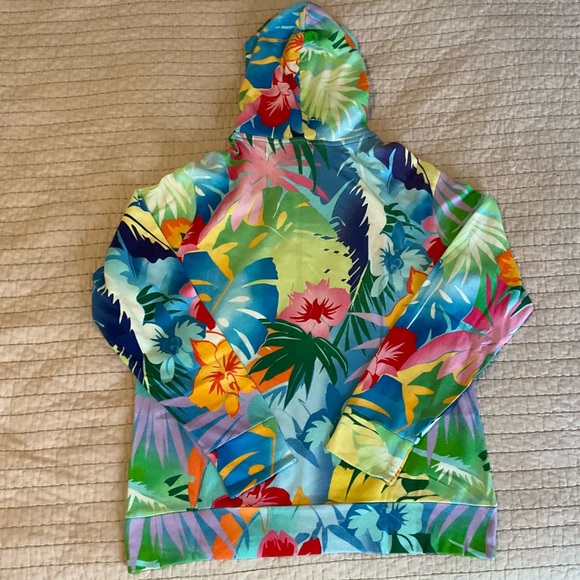 Polo Ralph Lauren Floral Print Hoodie Mens size Small - Picture 5 of 10